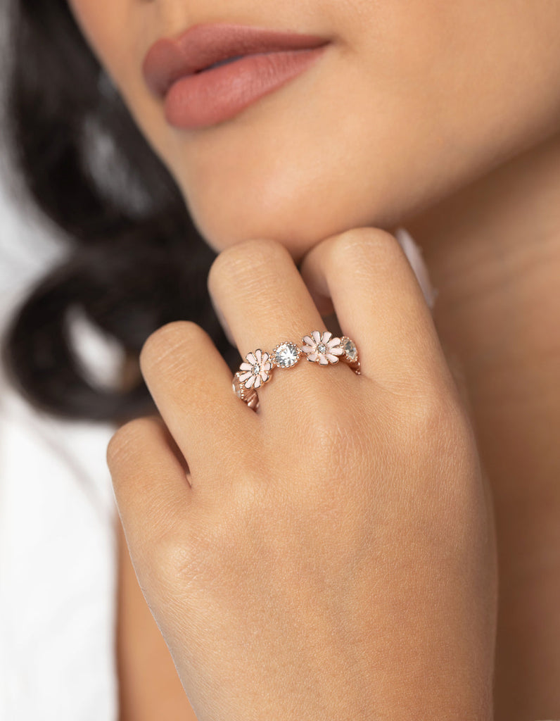 Rose Gold Diamante Crossover Ring Fashion rings, Crossover ring, lovisa  rings 