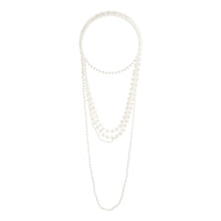 Long Trio Strand Pearl Necklace - link has visual effect only