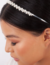 Diamante & Pearl Headband - link has visual effect only