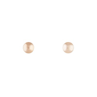 Rose Gold Small Plain Ball Stud - link has visual effect only