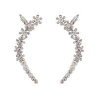 Diamante Double Flower Ear Cuff Pack - link has visual effect only