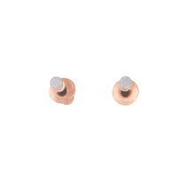 Rose Gold Diamante Tiny Stud Earrings - link has visual effect only