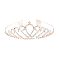 Rose Gold Diamante Tiara - link has visual effect only