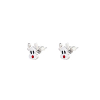 Silver Rudolph Stud Earrings - link has visual effect only