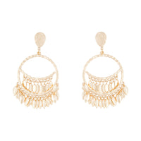 Golden Double Layer Jingle Earrings - link has visual effect only