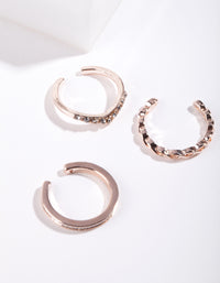 Rose Gold Delicate Toe Ring Pack - link has visual effect only