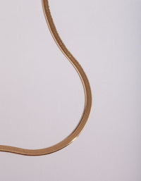 Gold Snake Chain Classic Necklace - link has visual effect only