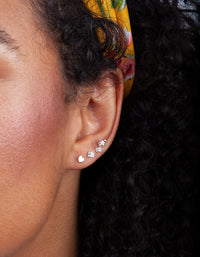 Gold Micro Stud Earring 5-Pack - link has visual effect only