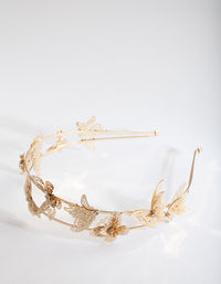 Golden Butterfly Headband - link has visual effect only