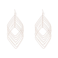 Silver Diamond Cut Drop Earrings - link has visual effect only