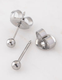 Surgical Steel Ball Piercing Stud 3mm - link has visual effect only