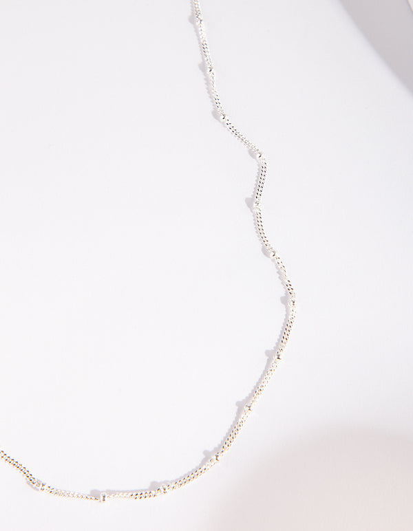 Sterling Silver Ball Chain Necklace