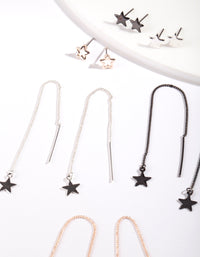 Rose Gold Mixed Earring 6-Pack - link has visual effect only