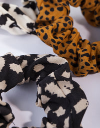 Mixed Leopard Scrunchie Pack - link has visual effect only