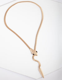 Gold Snake Wrap Necklace - link has visual effect only