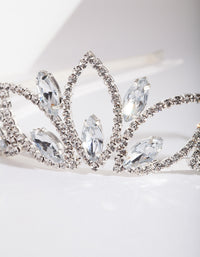 Silver Diamante Stone Tiara - link has visual effect only