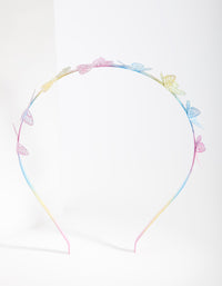 Kids Rainbow Butterfly Headband - link has visual effect only