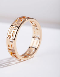 Gold Mini Cut-Out Ring - link has visual effect only