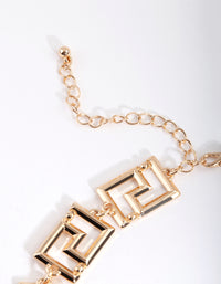 Gold Maze Chain Necklace - link has visual effect only