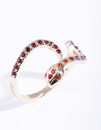 Ombre Diamante Snake Ring - link has visual effect only