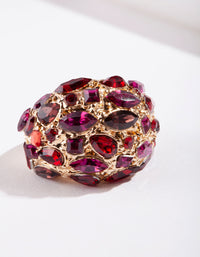 Pink Gem Crated Bubble Ring - link has visual effect only