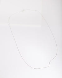 Sterling Silver Fine Snake Chain 60cm Necklace - link has visual effect only