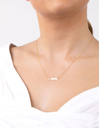 Gold Plated Sterling Silver Heart Cut-Out Necklace - link has visual effect only