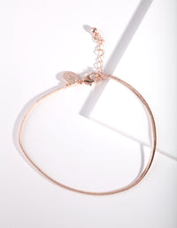 Rose Gold Anklet - link has visual effect only