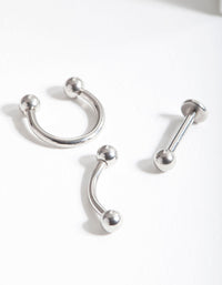 Surgical Steel Mixed Piercing Pack - link has visual effect only