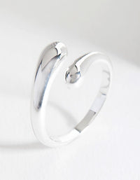 Sterling Silver Organic Open Ring - link has visual effect only