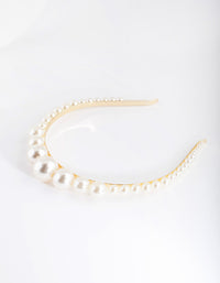 Pearl Grad Ball Headband - link has visual effect only