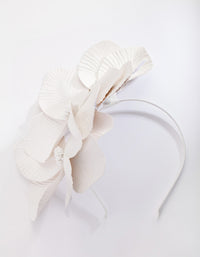 White Large Petal Headband - link has visual effect only