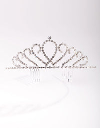 Silver Princess Tiara Crown - link has visual effect only