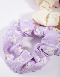 Kids Fabric Daisy Pack Scrunchie - link has visual effect only