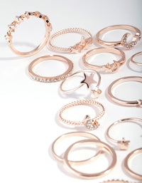 Rose Gold Celestial Ring 24-Pack - link has visual effect only