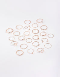 Rose Gold Celestial Ring 24-Pack - link has visual effect only