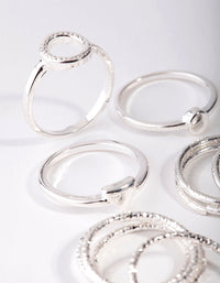 Silver Diacut Ring 11 Pack - link has visual effect only