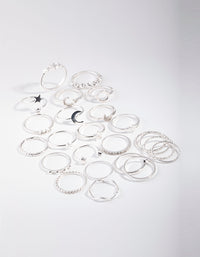 Silver Celestial Ring 24-Pack - link has visual effect only