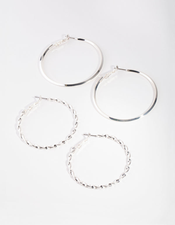 Silver Ultimate Pack Hoop Earring