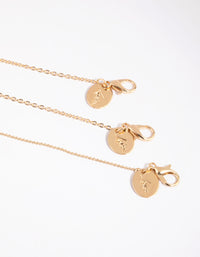 Gold Dainty Dangle Pack Bracelets - link has visual effect only