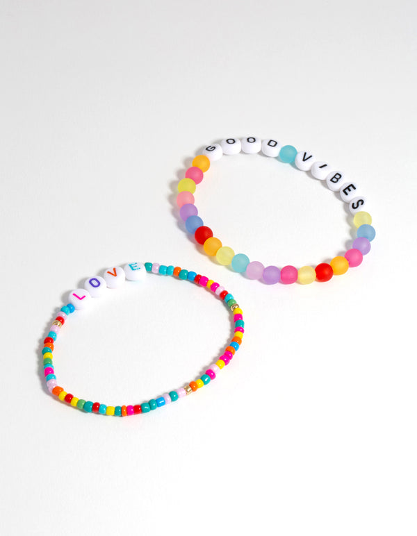 Beaded Good Vibes Bracelet Pack