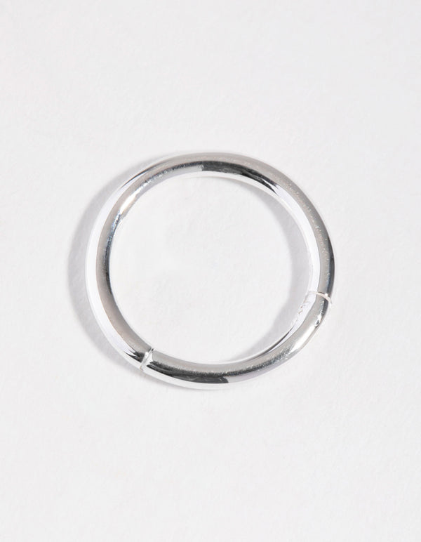 Sterling Silver 8mm Stud Polished Clicker