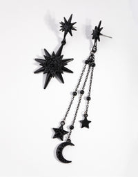 Matte Mismatch Celestial Earrings - link has visual effect only