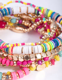 Gold Stretch Multi Bracelets - link has visual effect only