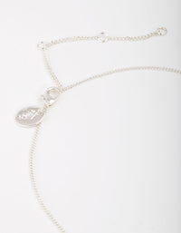 Real Silver Plated Moonstone Shard Necklace - link has visual effect only