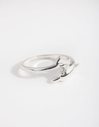 Silver Dolphin Ring - link has visual effect only