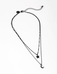 Matte Starry Night Charm Necklace - link has visual effect only