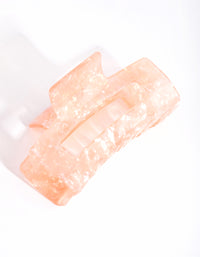 Acrylic Pink Rectangle Claw - link has visual effect only