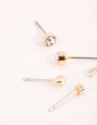 Gold Diamante Multi Round Stud Pack - link has visual effect only