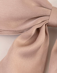 Muted Blush Relaxed Bow Clip - link has visual effect only